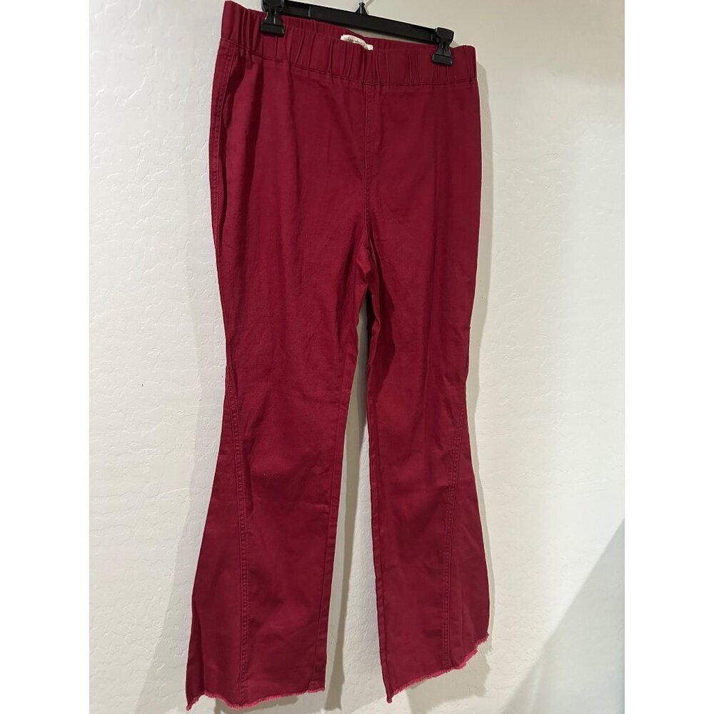 Indigo Thread CO. Women's High-Rise Bell Bottom Pants size L NWOT